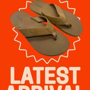 Ryan Flojos Men's Tan Sandals Size 12 Brand New